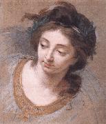 VIGEE-LEBRUN, Elisabeth Woman's Head iy painting